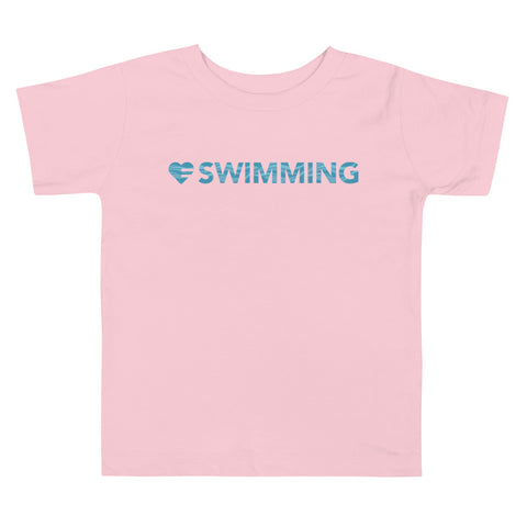 Heart=Swimming Kids Tee (2yrs-6yrs)