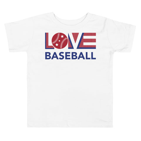 Heart=Baseball Kids Tee (2yrs-6yrs)