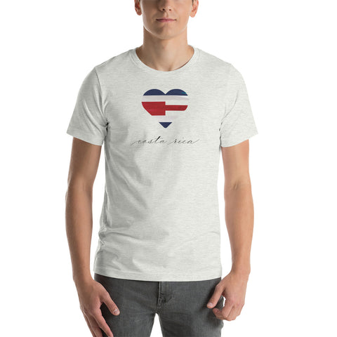 Costa Rica Heart Unisex Tee