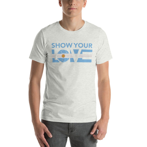 Show Your Love Argentina Unisex Tee