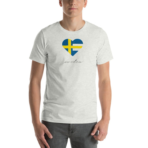 Sweden Heart Unisex Tee