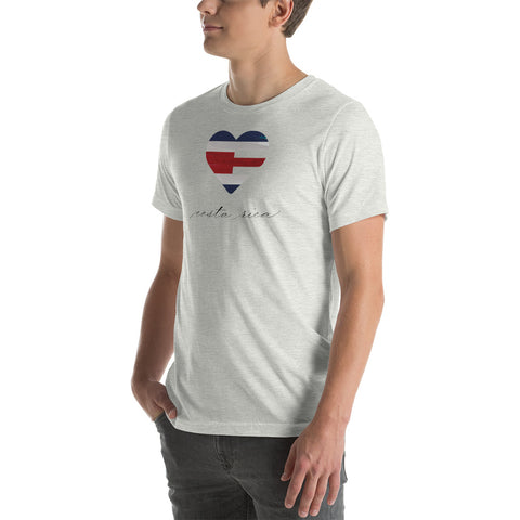 Costa Rica Heart Unisex Tee