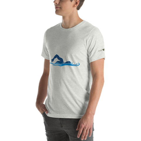 Swimming Unisex t-shirt