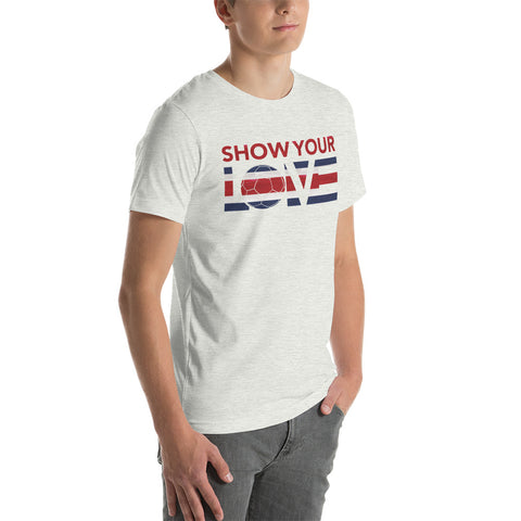 Show Your Love Costa Rica Unisex Tee