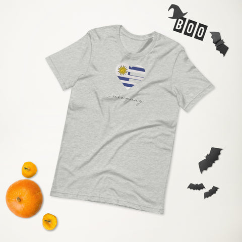 Uruguay Heart Unisex Tee