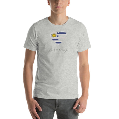 Uruguay Heart Unisex Tee