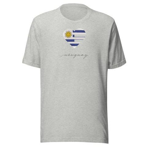 Uruguay Heart Unisex Tee