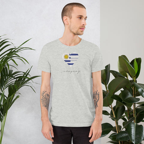 Uruguay Heart Unisex Tee