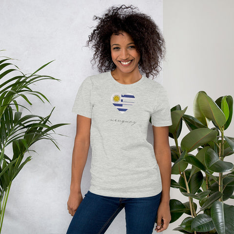 Uruguay Heart Unisex Tee