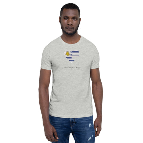 Uruguay Heart Unisex Tee