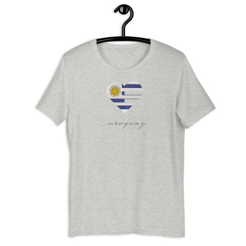 Uruguay Heart Unisex Tee