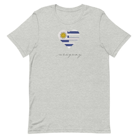 Uruguay Heart Unisex Tee
