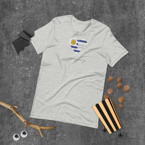 Uruguay Heart Unisex Tee