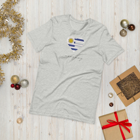 Uruguay Heart Unisex Tee