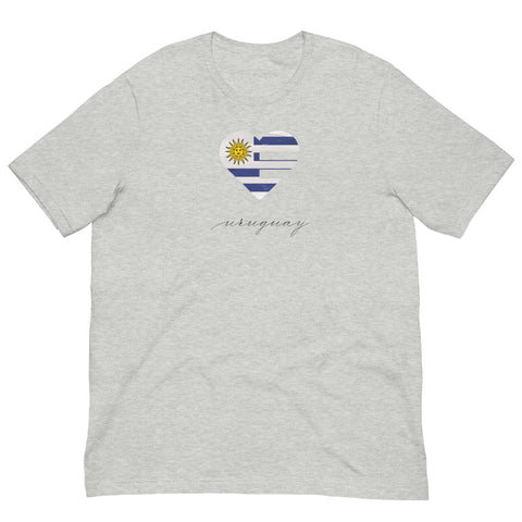 Uruguay Heart Unisex Tee