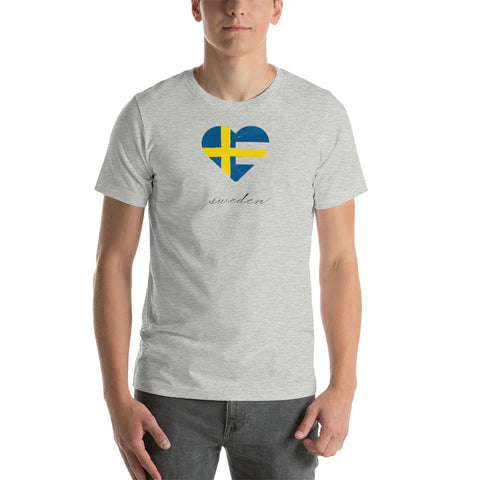 Sweden Heart Unisex Tee