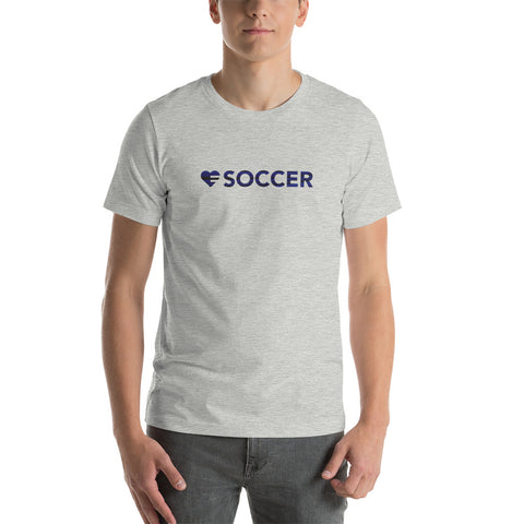 Heart=Soccer Unisex Tee