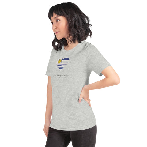 Uruguay Heart Unisex Tee