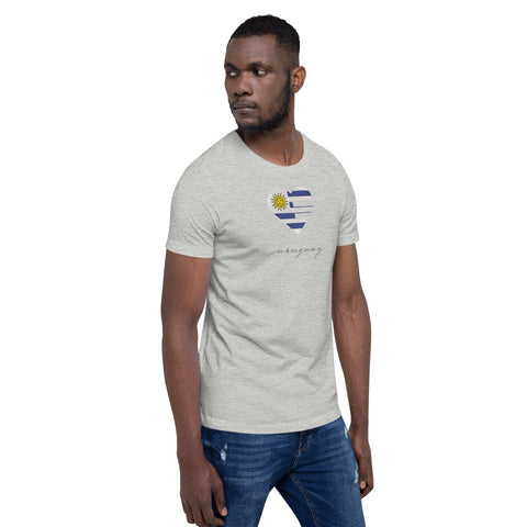 Uruguay Heart Unisex Tee