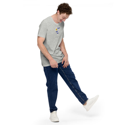Uruguay Heart Unisex Tee