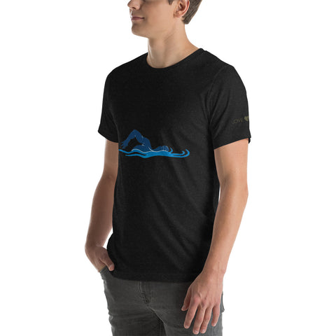 Swimming Unisex t-shirt