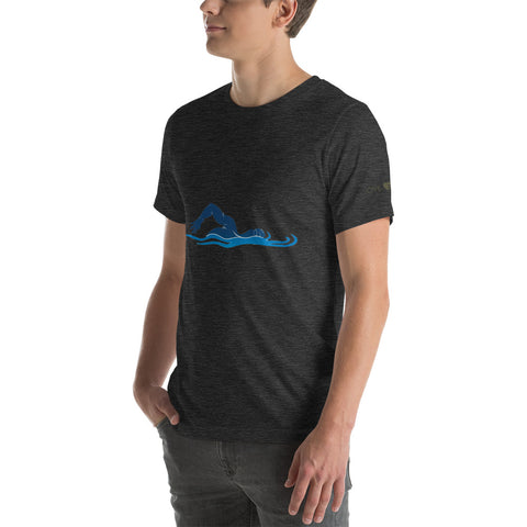 Swimming Unisex t-shirt