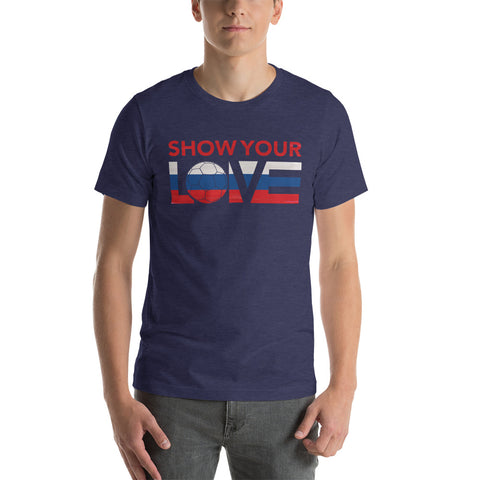 Show Your Love Russia Unisex Tee
