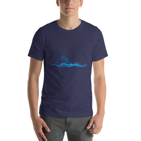 Swimming Unisex t-shirt