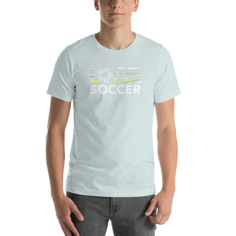 LOV=Soccer Unisex Tee
