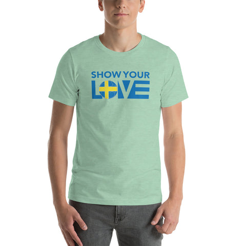 Show Your Love Sweden Unisex Tee