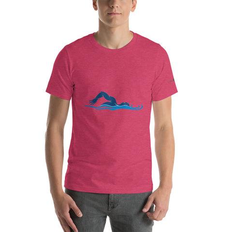 Swimming Unisex t-shirt