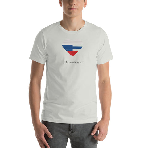 Russia Heart Unisex Tee