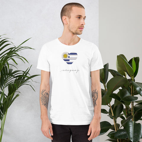Uruguay Heart Unisex Tee