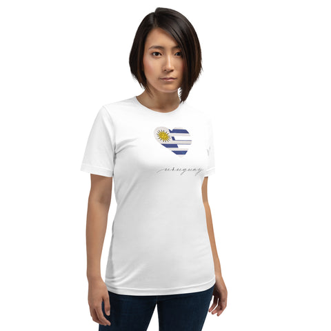 Uruguay Heart Unisex Tee
