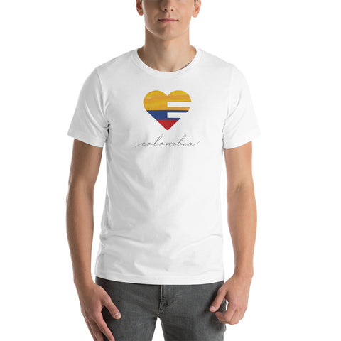 Colombia Heart Unisex Tee