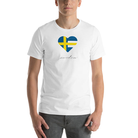 Sweden Heart Unisex Tee