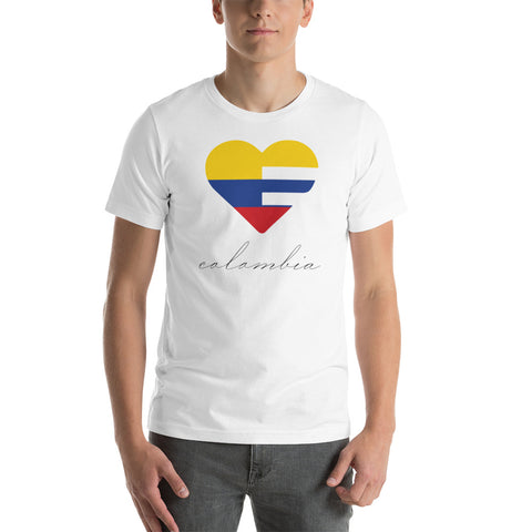 Colombia Heart Unisex Tee