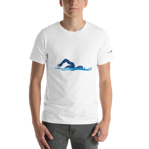 Swimming Unisex t-shirt