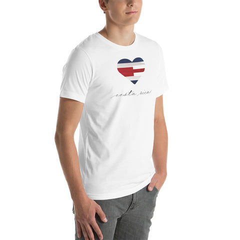 Costa Rica Heart Unisex Tee