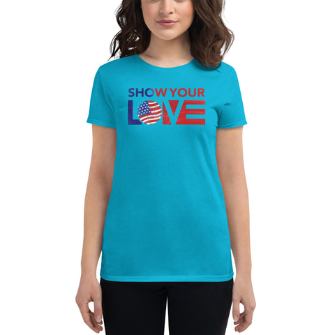 Show Your Love USA Ultra Slim Fit Tee