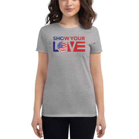Show Your Love USA Ultra Slim Fit Tee