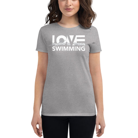LOV=Swimming Ultra Slim Fit Triblend Tee