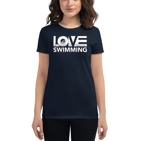 LOV=Swimming Ultra Slim Fit Triblend Tee