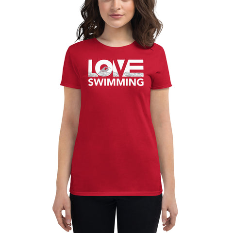 LOV=Swimming Ultra Slim Fit Triblend Tee