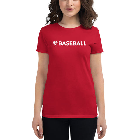 Heart=Baseball Ultra Slim Fit Triblend Tee