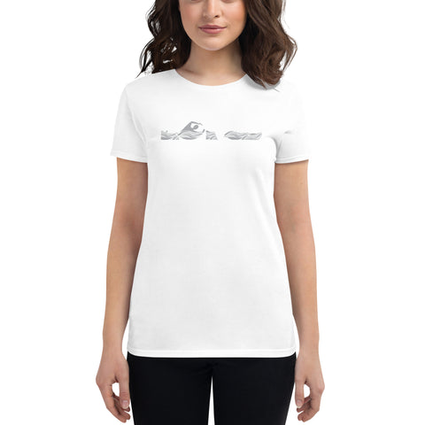 LOV=Swimming Ultra Slim Fit Triblend Tee