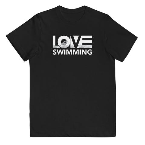 LOV=Swimming Youth Tee (8yrs-12yrs)