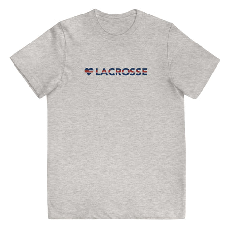Heart=Lacrosse Youth Tee (8yrs-12yrs)