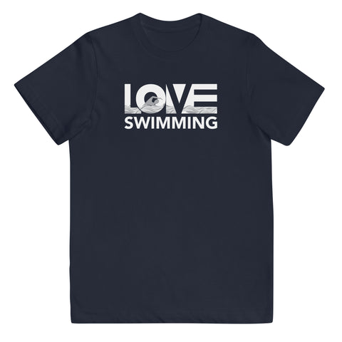 LOV=Swimming Youth Tee (8yrs-12yrs)