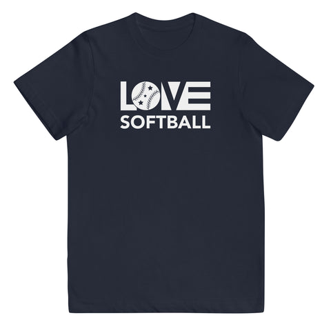 LOV=Softball Youth Tee (8yrs-12yrs)